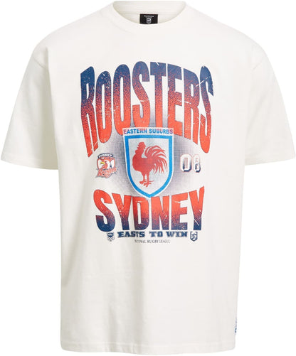 Sydney Roosters 2025 NRL Mens Boxy Fit Graphic Shirt