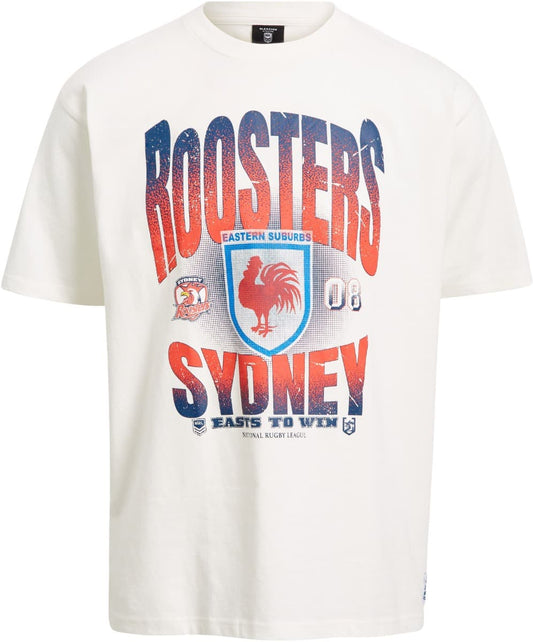 Sydney Roosters 2025 NRL Mens Boxy Fit Graphic Shirt
