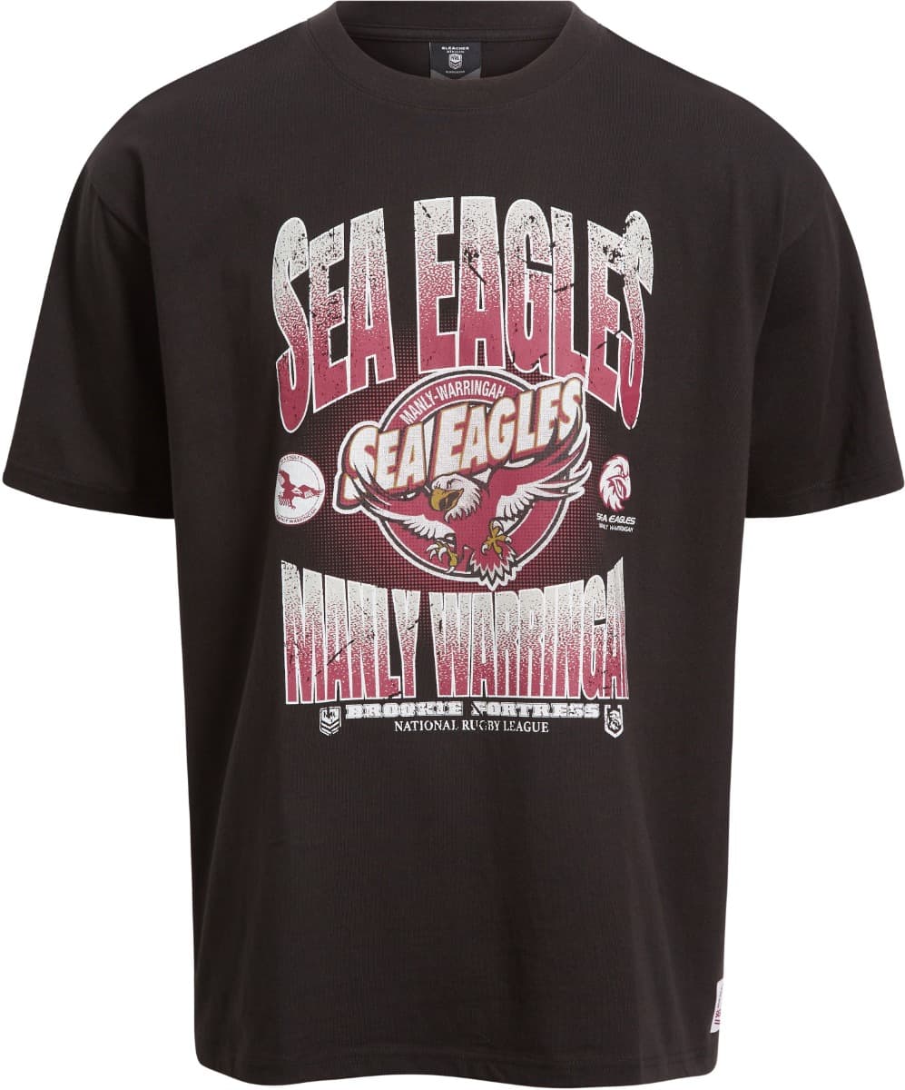 Manly Sea Eagles 2025 NRL Mens Boxy Fit Graphic Shirt