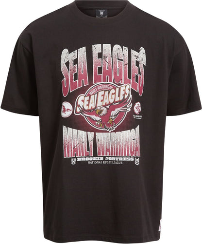 Manly Sea Eagles 2025 NRL Mens Boxy Fit Graphic Shirt