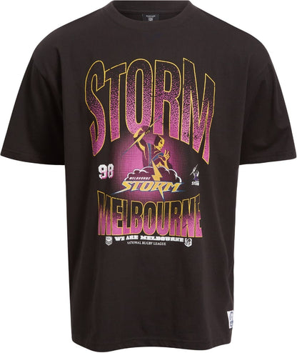 Melbourne Storm 2025 NRL Mens Boxy Fit Graphic Shirt