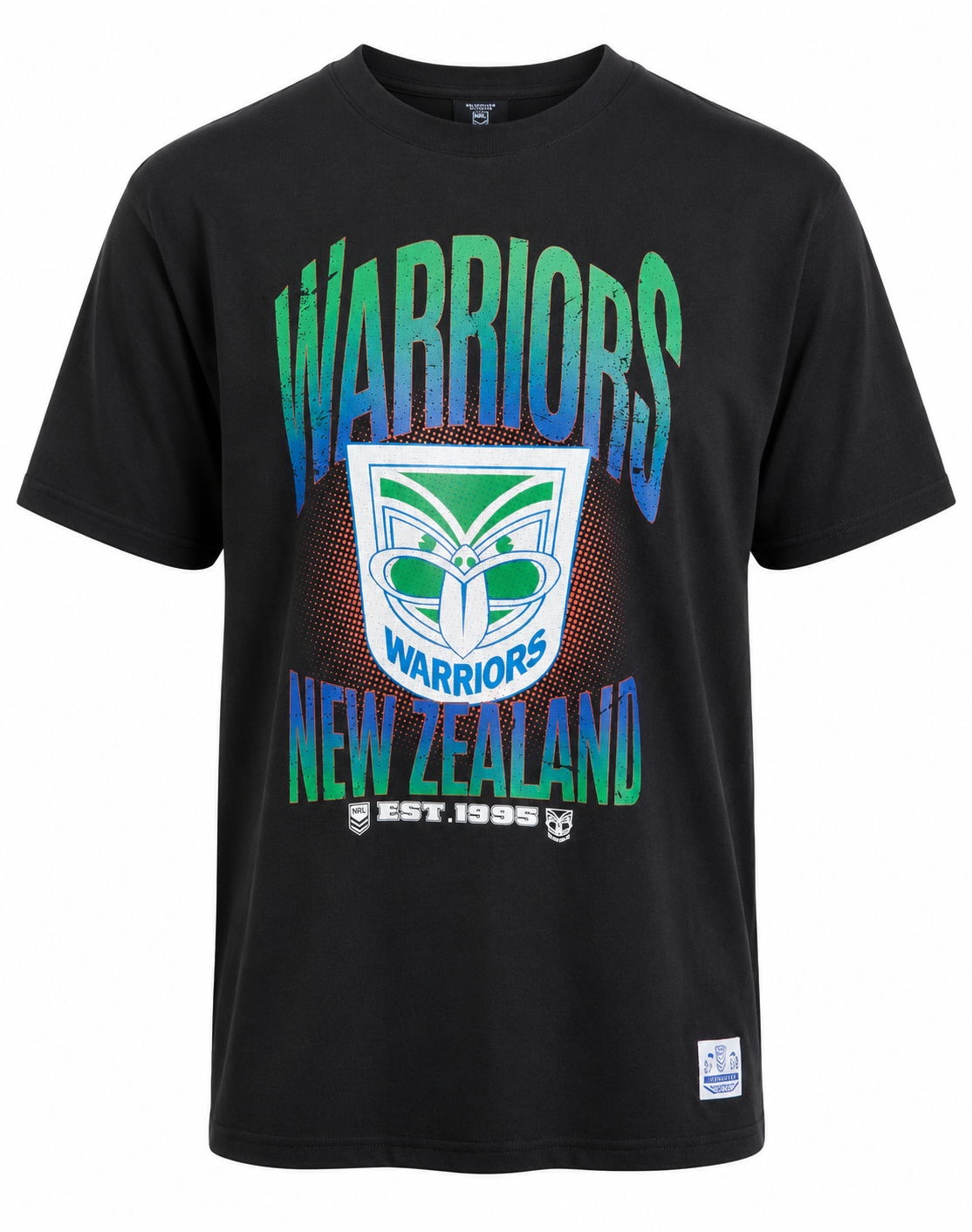 New Zealand Warriors NRL Mens Boxy Fit Graphic Shirt