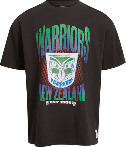 New Zealand Warriors 2025 NRL Mens Boxy Fit Graphic Shirt