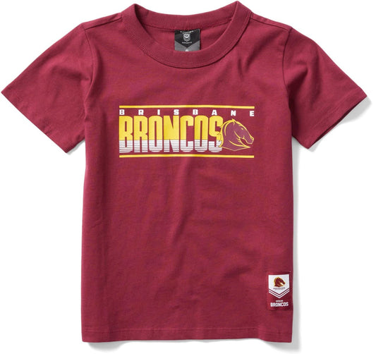 Brisbane Broncos 2025 NRL Kids Club Shirt