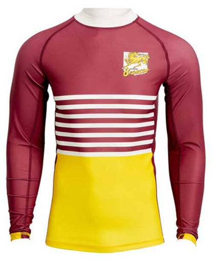 Brisbane Broncos 2025 NRL Mens Swim Rashie