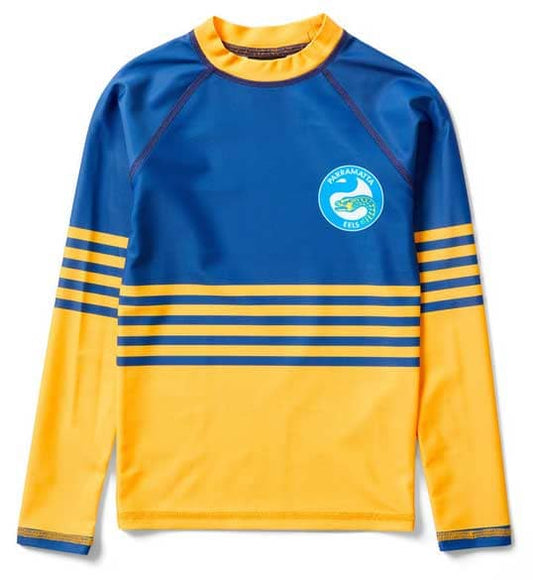 Parramatta Eels 2025 NRL Kids Swim Rashie