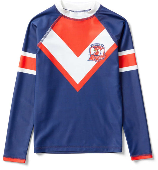 Sydney Roosters 2025 NRL Kids Swim Rashie