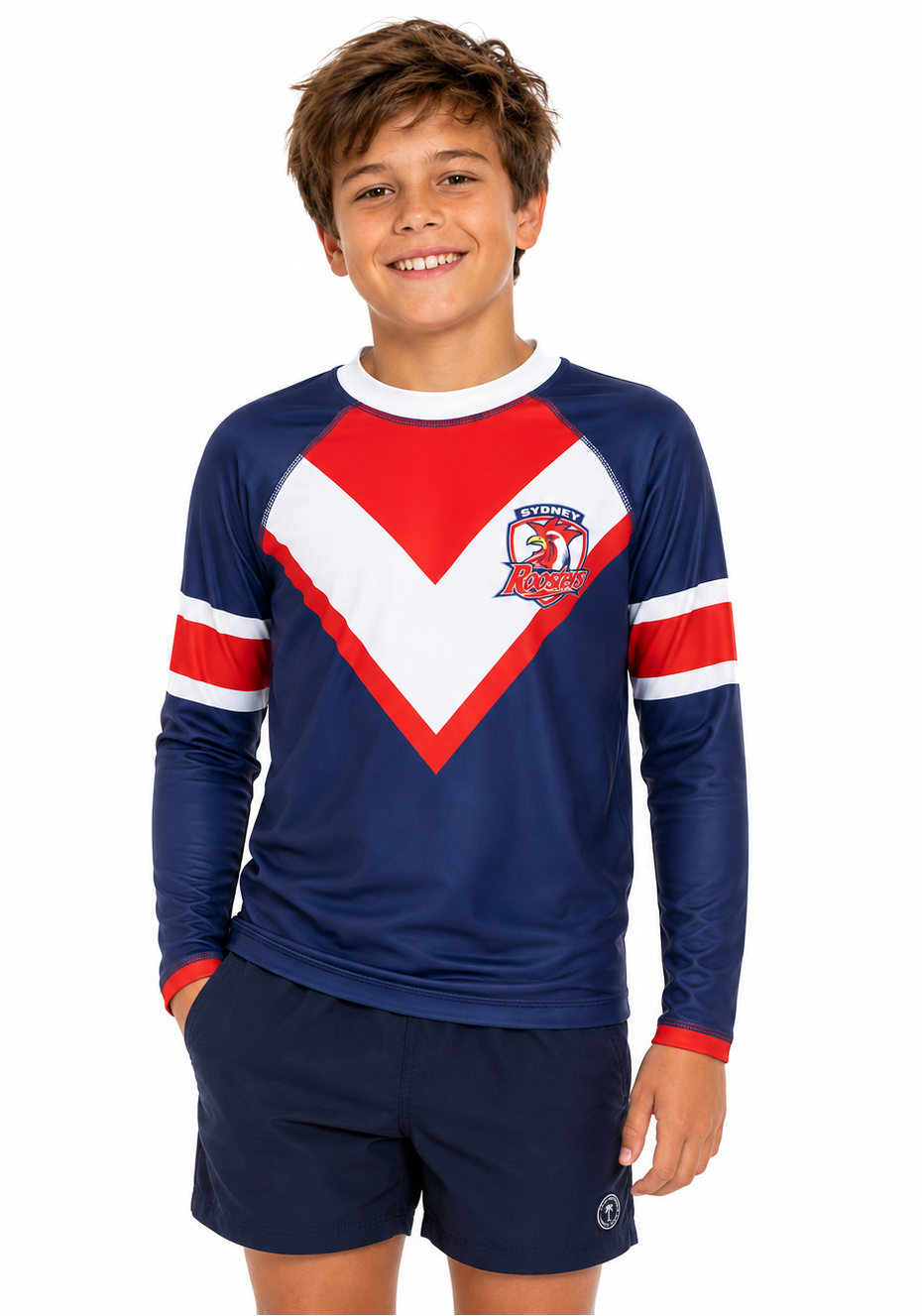 Sydney Roosters NRL Kids Swim Rashie