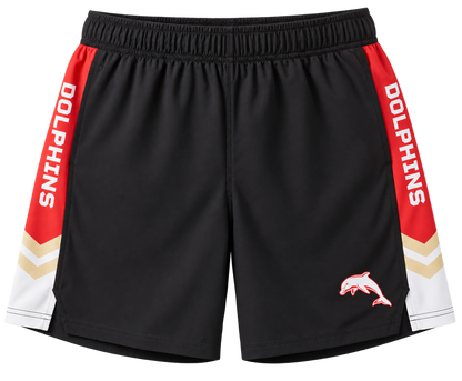 Dolphins NRL Mens Tech Shorts