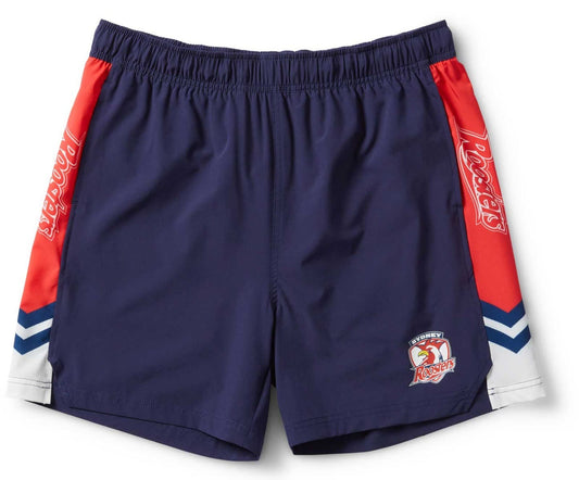 Sydney Roosters 2025 NRL Kids Tech Shorts