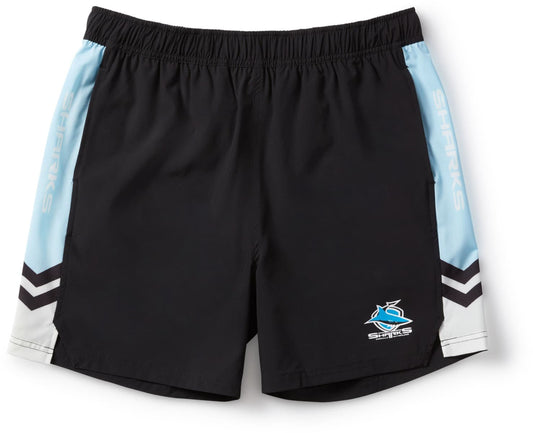 Cronulla Sharks 2025 NRL Kids Tech Shorts