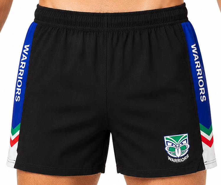 New Zealand Warriors NRL Mens Tech Shorts