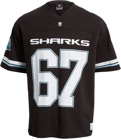 Cronulla Sharks 2025 NRL Mens Gridiron Shirt