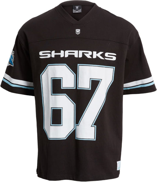 Cronulla Sharks 2025 NRL Mens Gridiron Shirt