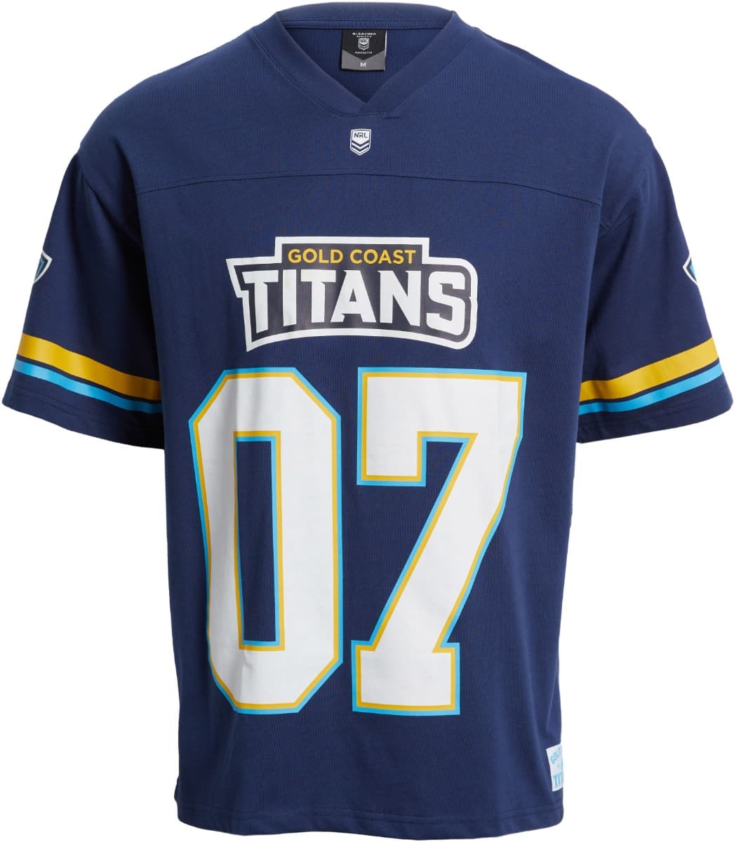 Gold Coast Titans 2025 NRL Mens Gridiron Shirt