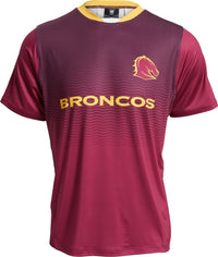 Brisbane Broncos 2025 NRL Mens Tech Shirt