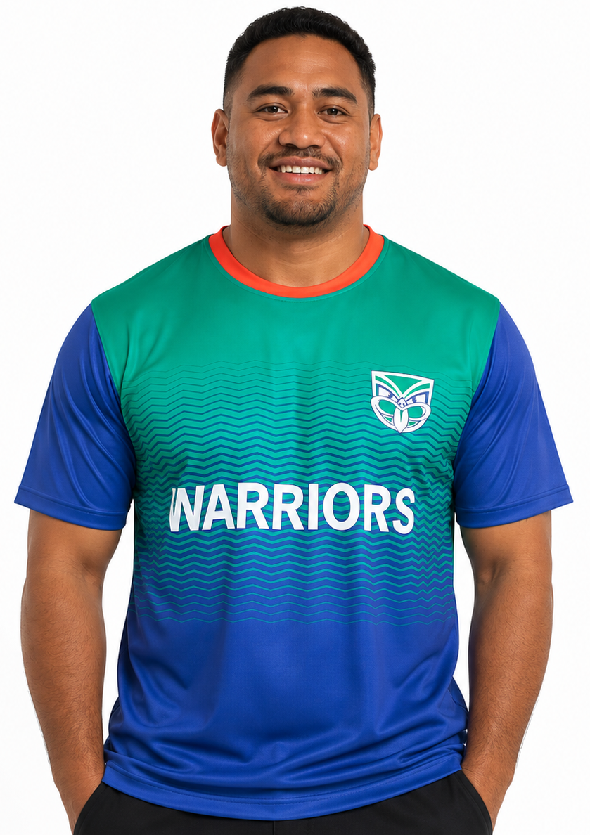 New Zealand Warriors NRL Mens Tech Shirt