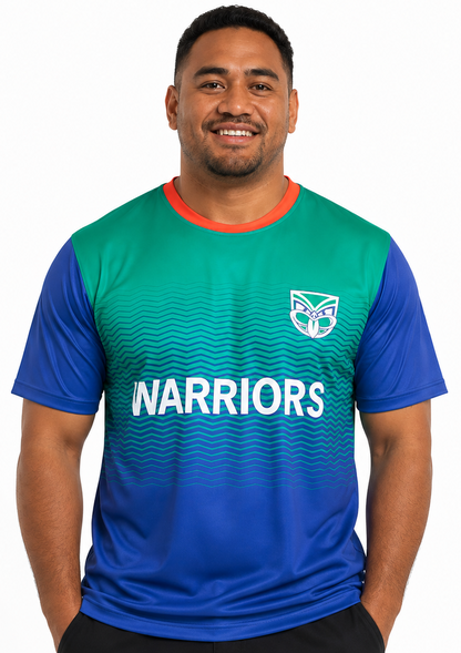 New Zealand Warriors NRL Mens Tech Shirt