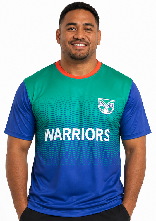 New Zealand Warriors NRL Mens Tech Shirt