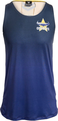 North Queensland Cowboys 2025 NRL Mens Tech Tank Singlet
