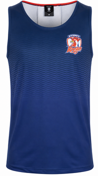 Sydney Roosters 2025 NRL Mens Tech Tank Singlet