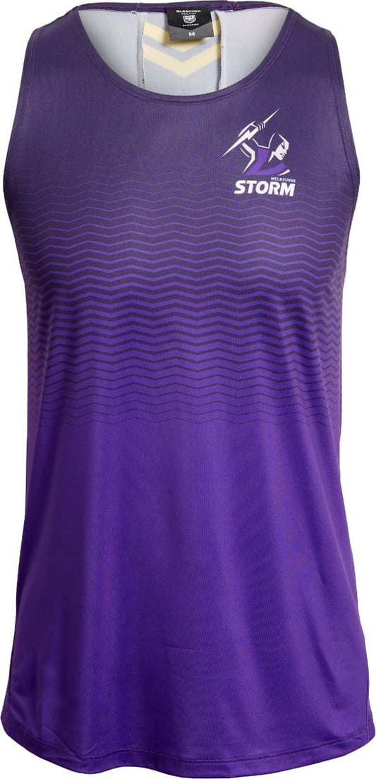 Melbourne Storm 2025 NRL Mens Tech Tank Singlet