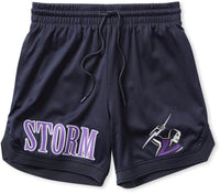 Melbourne Storm 2025 NRL Mens Basketball Shorts