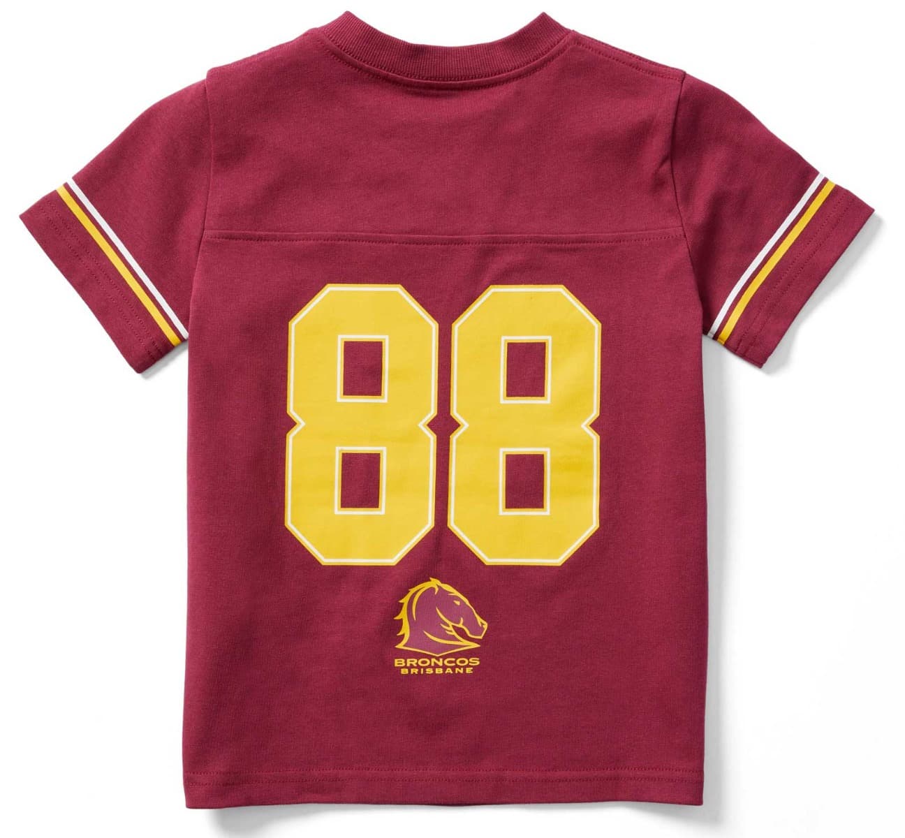 Brisbane Broncos 2025 NRL Kids Gridiron Shirt