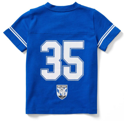 Canterbury Bulldogs 2025 NRL Kids Gridiron Shirt