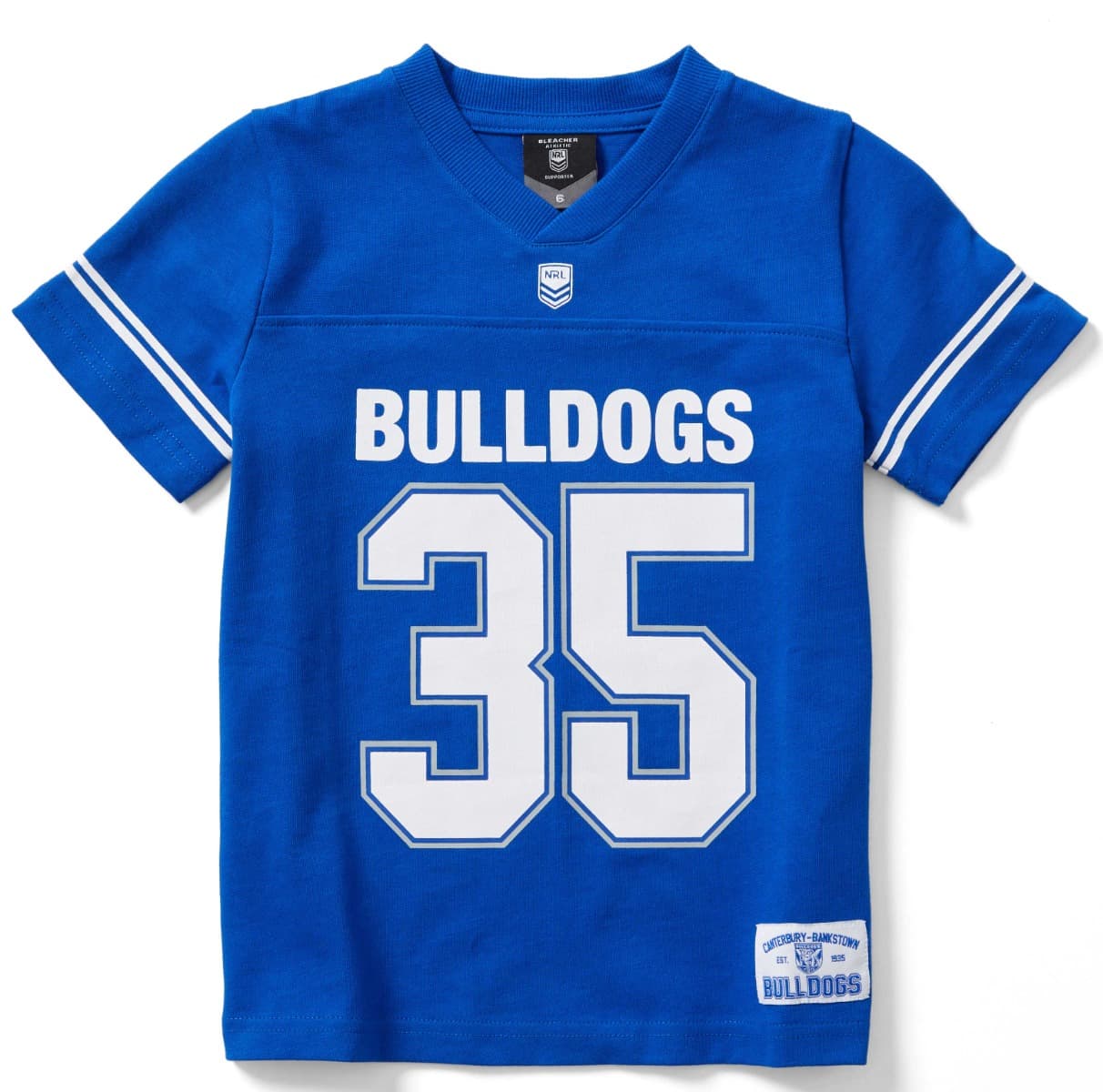 Canterbury Bulldogs 2025 NRL Kids Gridiron Shirt