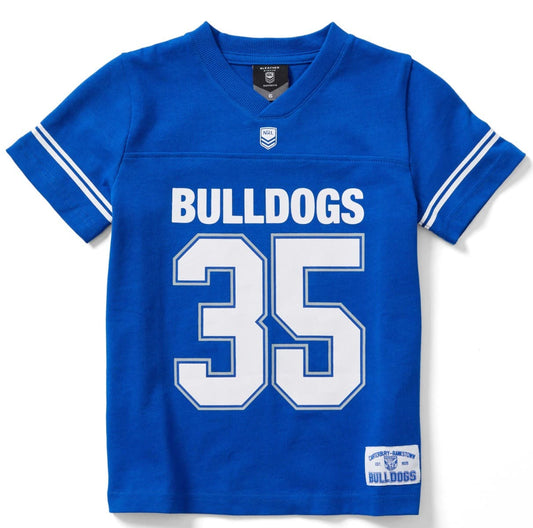 Canterbury Bulldogs 2025 NRL Kids Gridiron Shirt