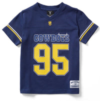 North Queensland Cowboys 2025 NRL Kids Gridiron Shirt