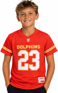 Dolphins NRL Kids Gridiron Shirt