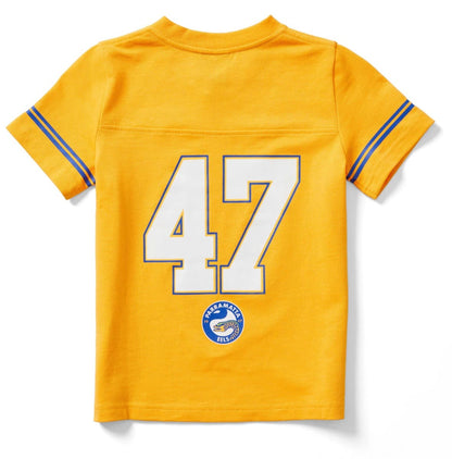 Parramatta Eels 2025 NRL Kids Gridiron Shirt