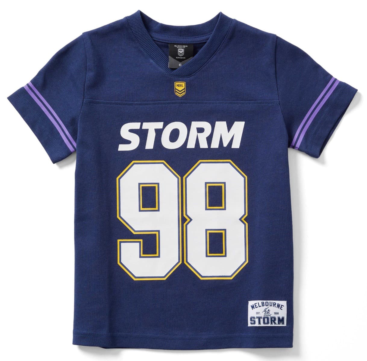 Melbourne Storm 2025 NRL Kids Gridiron Shirt