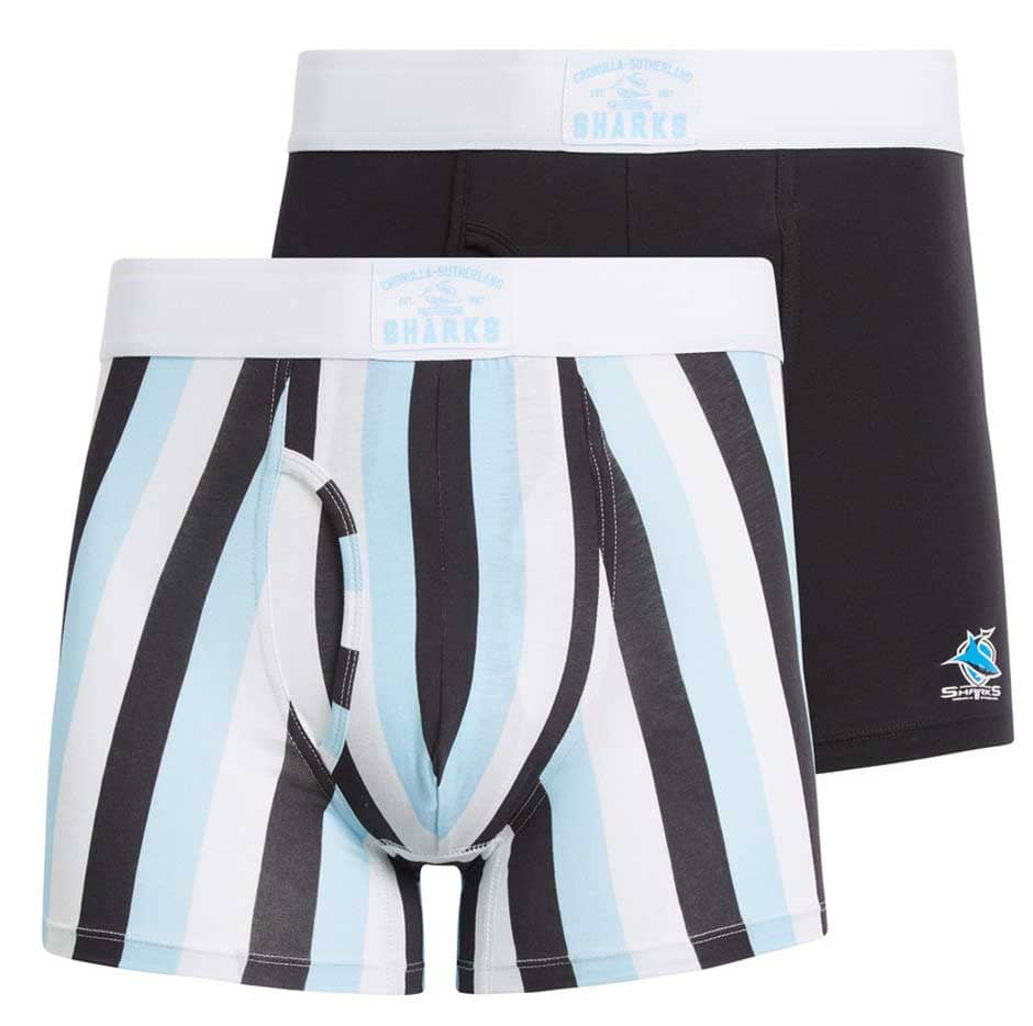 Cronulla Sharks 2025 NRL Mens Underwear 2 Pack