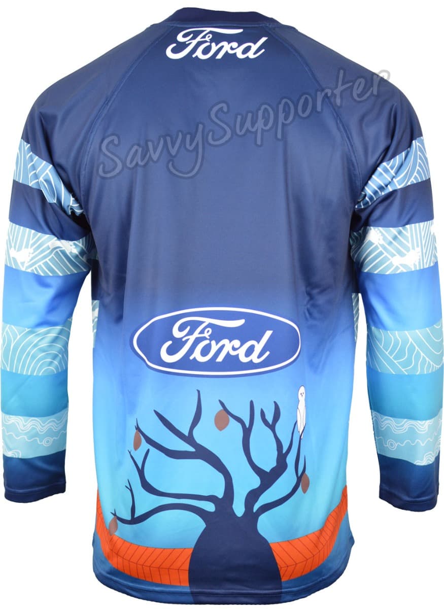 Geelong Cats 2025 AFL Mens Long Sleeve Indigenous Guernsey