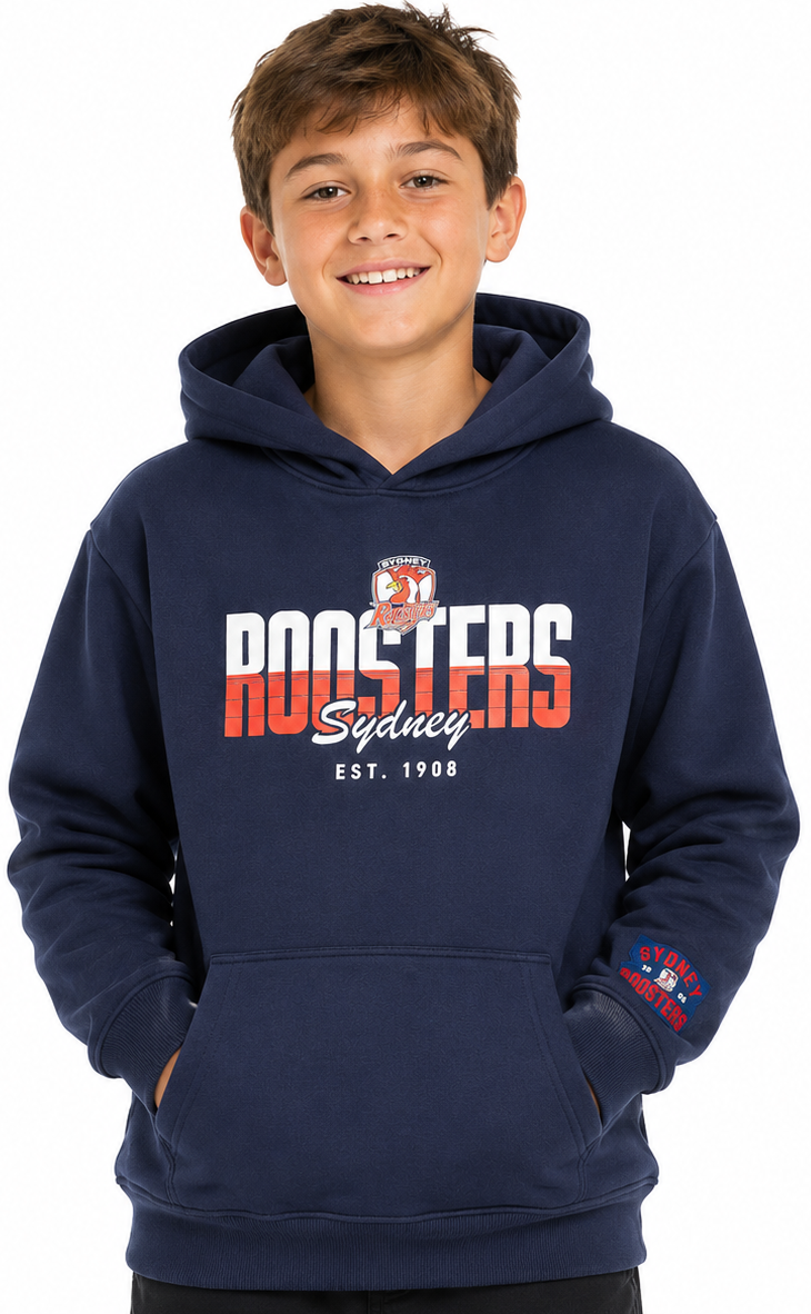 Sydney Roosters NRL Kids Collegiate Hoodie