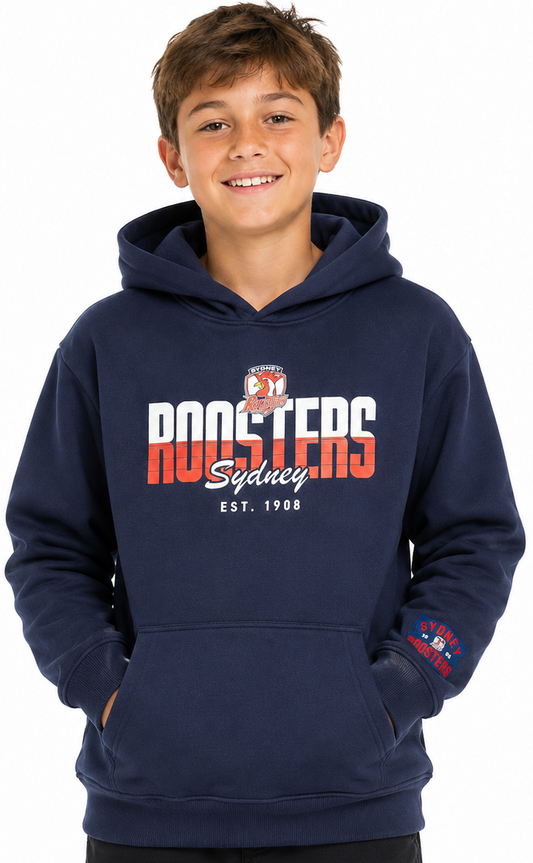 Sydney Roosters NRL Kids Collegiate Hoodie