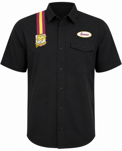 Brisbane Broncos 2026 NRL Mens Mechanic Shirt