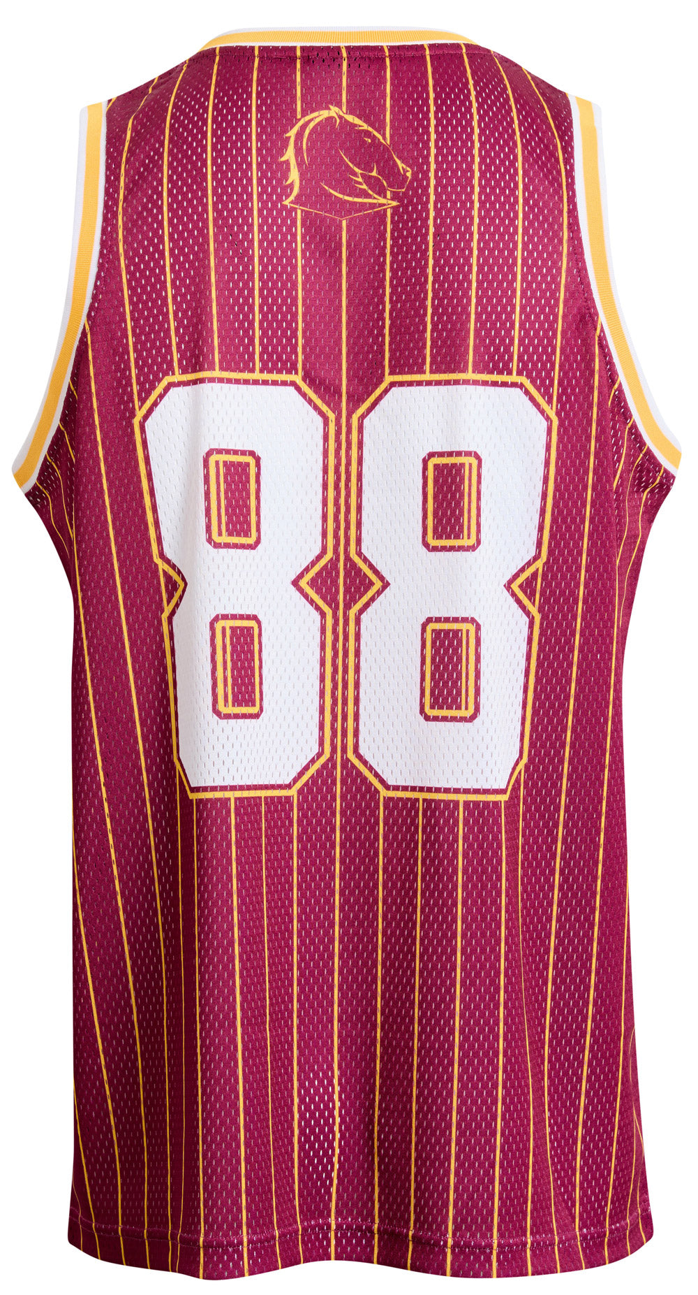 Brisbane Broncos 2026 NRL COAR Mens Basketball Singlet