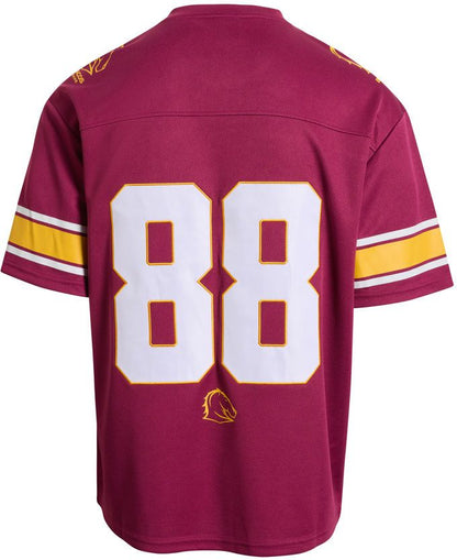 Brisbane Broncos 2026 NRL Mens Gridiron Mesh Jersey