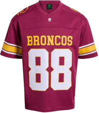 Brisbane Broncos 2026 NRL Mens Gridiron Mesh Jersey