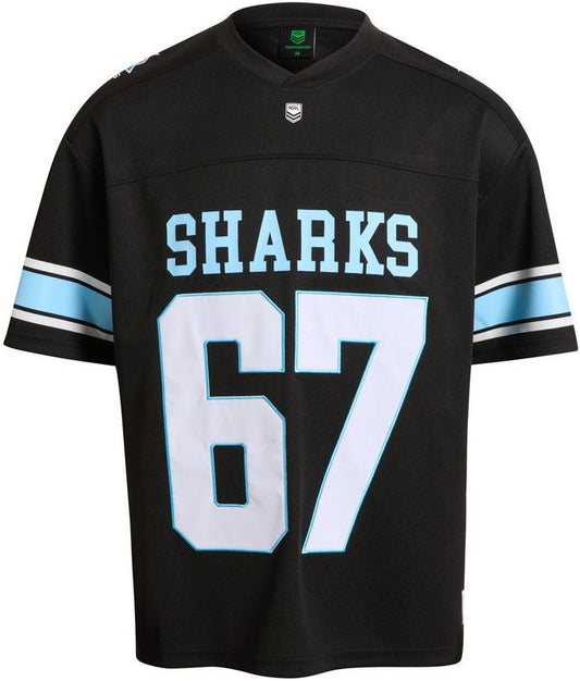 Cronulla Sharks 2026 NRL Mens Gridiron Mesh Jersey