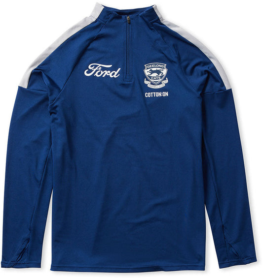 Geelong Cats 2026 AFL Mens 1/4 Zip Training Top