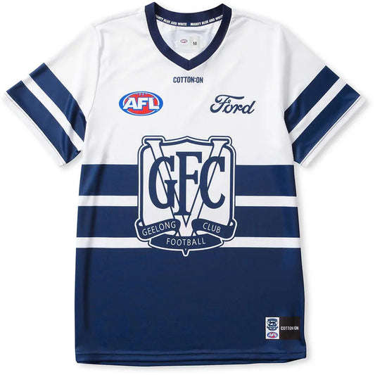 Geelong Cats 2026 AFL Mens Run Out Shirt