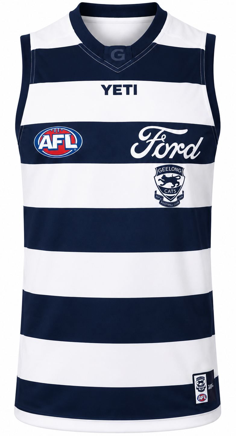 Geelong Cats 2026 AFL Mens Home Guernsey