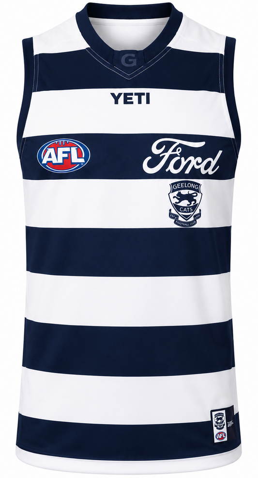 Geelong Cats 2026 AFL Mens Home Guernsey