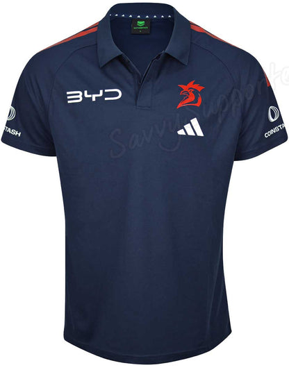 Sydney Roosters 2026 NRL Mens Media Polo Shirt