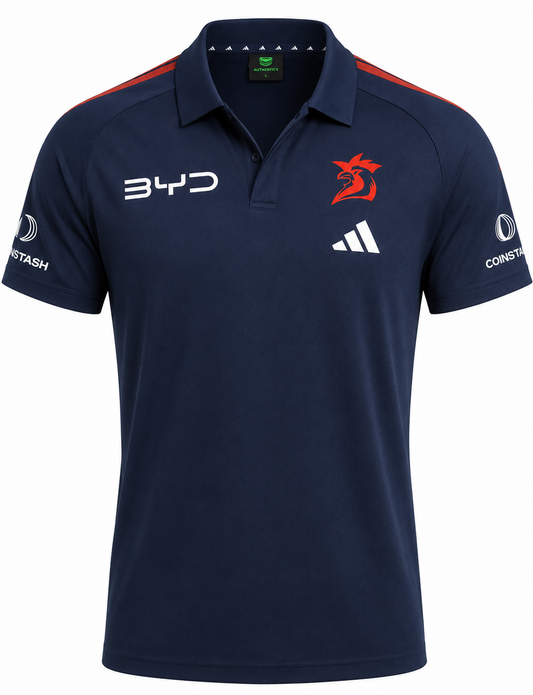 Sydney Roosters 2026 NRL Mens Media Polo Shirt